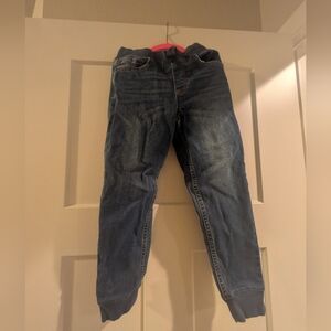 Primary Dark Blue Denim Jogger - Size 6